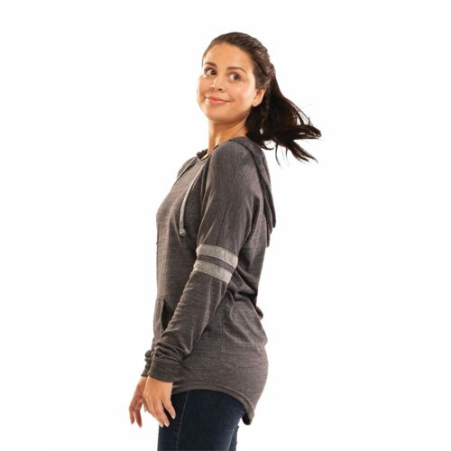 Women's Triblend Hooded Long Sleeve T-Shirt Thumbnail