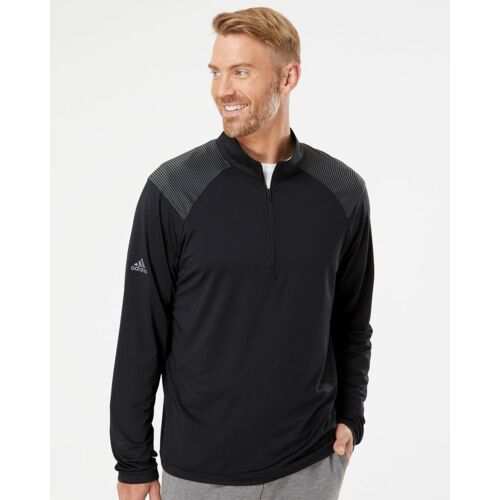Men's Ultimate365 Lightweight Shoulder Stripe Quarter-Zip Pullover Thumbnail