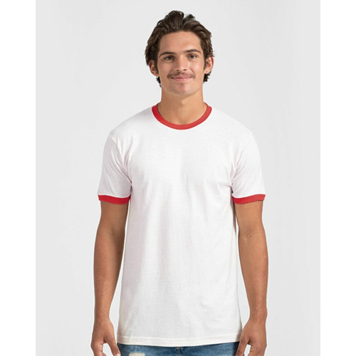 Unisex Fine Jersey Ringer T-Shirt Thumbnail