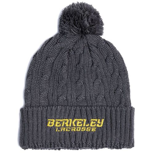 Cable Knit Pom-Pom Beanie Thumbnail