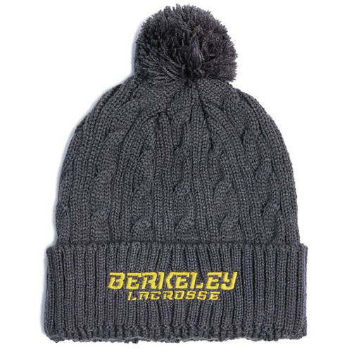 Cable Knit Pom-Pom Beanie Thumbnail