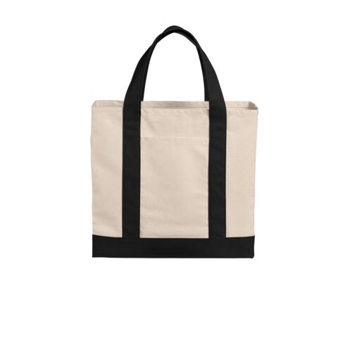 Cotton Canvas Two Tone Tote Thumbnail