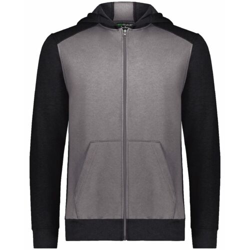 Youth Eco Revive™ Three-Season Triblend Fleece Full-Zip Hooded Sweatshirt Thumbnail