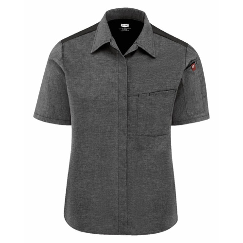 Women's Poplin Airflow Cook Shirt with OilBlok Thumbnail