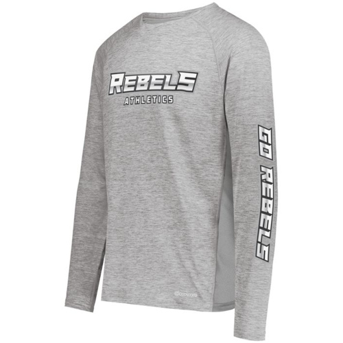 Youth Electrify Long Sleeve Tee Powered by Coolcore(r) Thumbnail