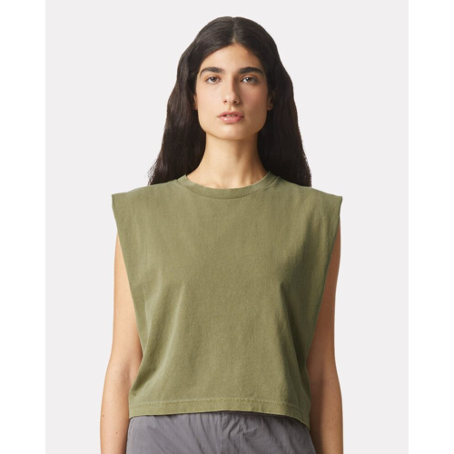 Women's Garment-Dyed Heavyweight Muscle Tee Thumbnail