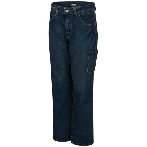 Men's Extended Sizes Stretch Denim Dungaree Jeans Thumbnail