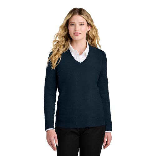 Women's Easy Care V Neck Sweater Thumbnail