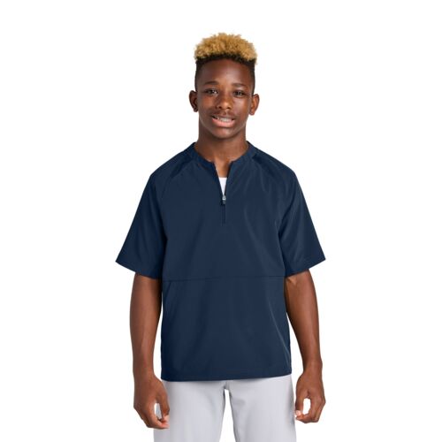 Youth Repeat 1/2 Zip Short Sleeve Jacket Thumbnail