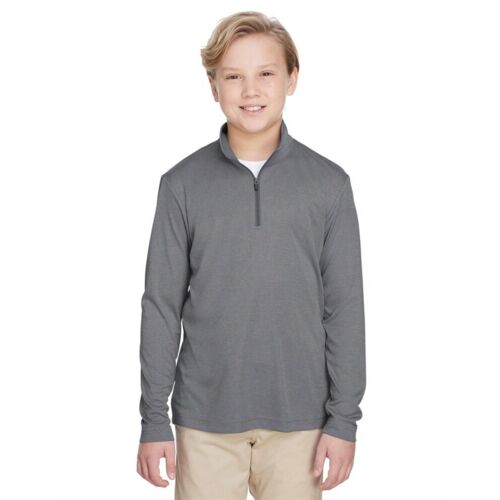 Youth Zone Sonic Heather Performance Quarter-Zip Pullover Thumbnail