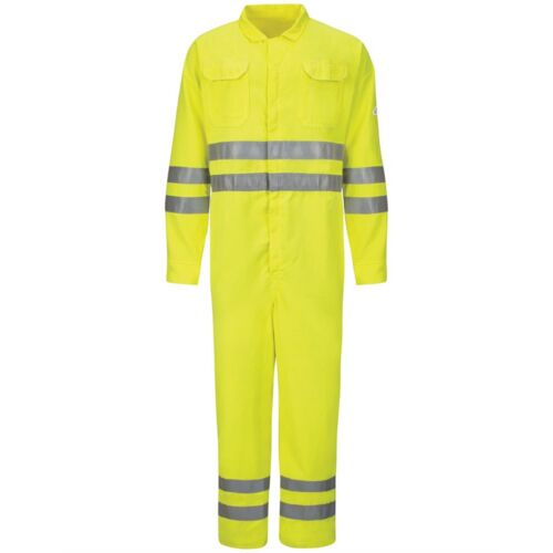 Men's Hi-Vis Deluxe Coverall with Reflective Trim - CoolTouch® 2 - 7 oz. Thumbnail