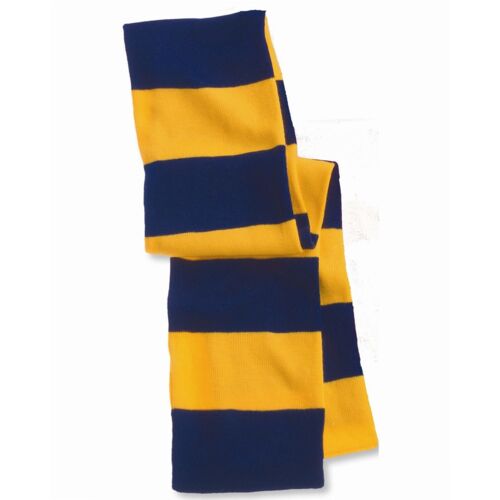 Rugby-Striped Knit Scarf Thumbnail
