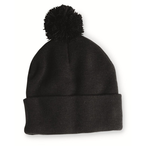 12" Pom-Pom Cuffed Beanie Thumbnail