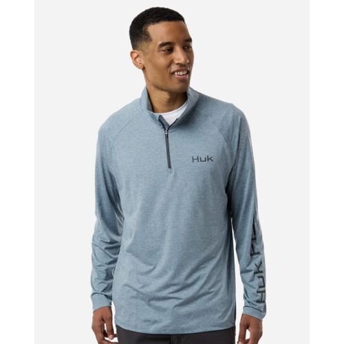 Men's Airweight Heather Quarter-Zip Pullover Thumbnail