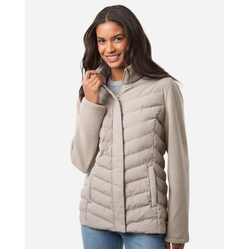 Women's Mixed Media Chevron Jacket Thumbnail