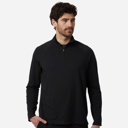 Men's Seaton Pebble Textured Quarter-Zip Pullover Thumbnail