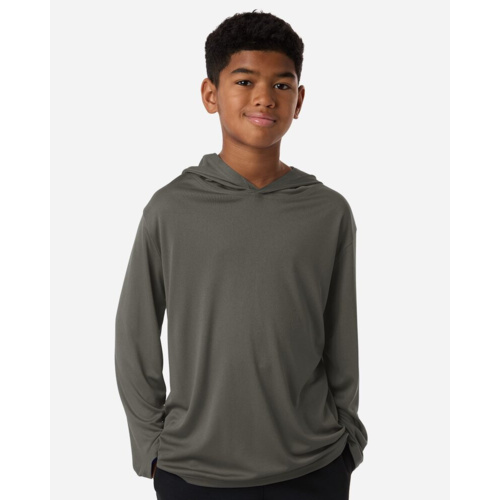 Youth Pro-Lock Performance Hooded Long Sleeve T-Shirt Thumbnail