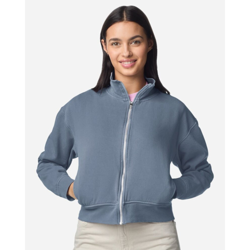 Women's Garment-Dyed Full-Zip Jacket Thumbnail