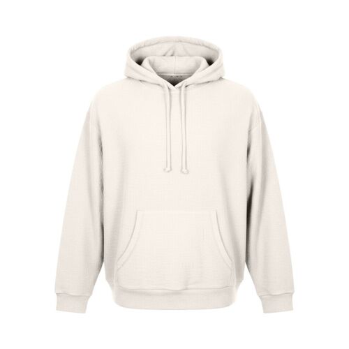 Unisex Corded Pullover Hooded Sweatshirt Thumbnail