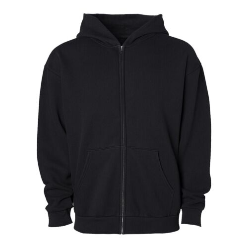 Unisex Avenue Midweight Full-Zip Hooded Sweatshirt Thumbnail