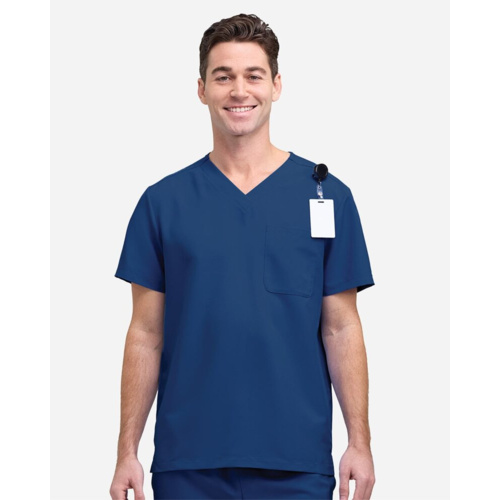 Men's V-Neck Pocket Scrub Top Thumbnail