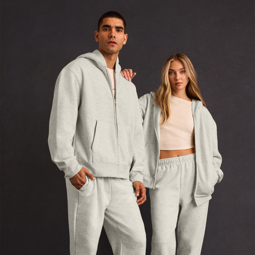 Unisex 10 Ounce Heavyweight Full Zip Hooded Sweatshirt Thumbnail