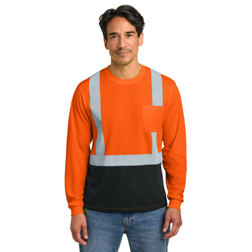 Ansi 107 Class 2 Long Sleeve Mesh Blocked Tee Thumbnail