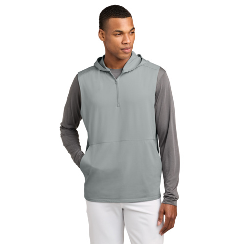 Sport Wick ® Stretch Sleeveless Hooded 1/4 Zip Thumbnail