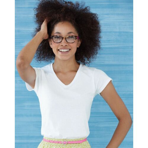 Women's Softstyle® V-Neck T-Shirt Thumbnail