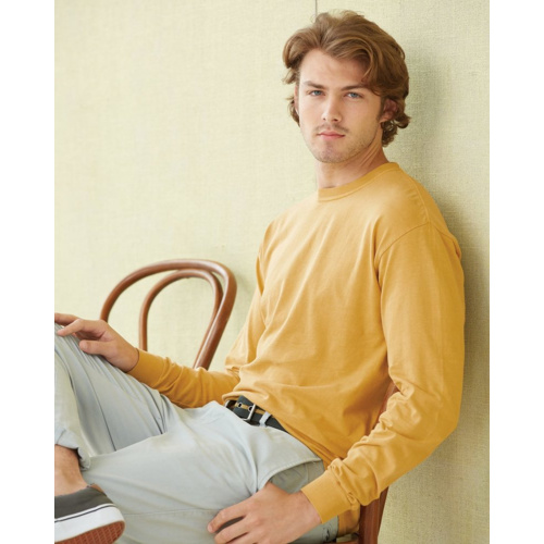 Unisex Garment-Dyed Heavyweight Long Sleeve T-Shirt Thumbnail