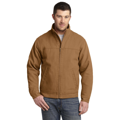 Washed Duck Cloth Flannel Lined Work Jacket Thumbnail
