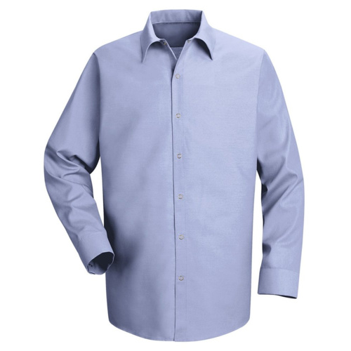 Men's Specialized Pocketless Poplin Long Sleeve Work Shirt Thumbnail