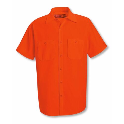 Men's Enhanced Visibility Short Sleeve Work Shirt Thumbnail