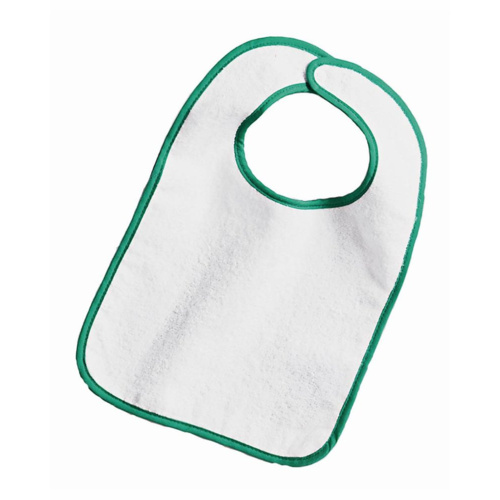 Infant Contrast Trim Terry Bib Thumbnail