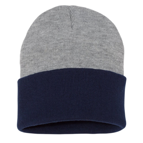 12" Color Blocked Cuffed Beanie Thumbnail