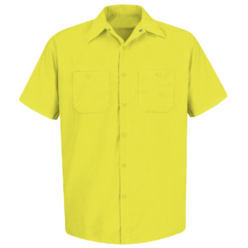 Men's Tall Enhanced Visibility Short Sleeve Work Shirt Thumbnail