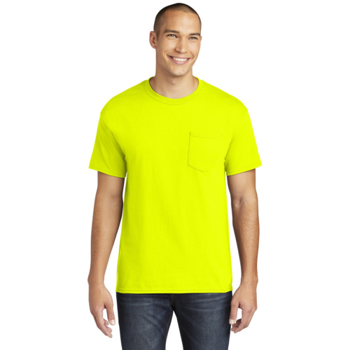 Heavy Cotton 100% Cotton Pocket T Shirt Thumbnail