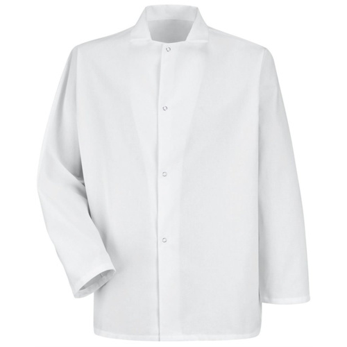 Men's Gripper-Front Short Butcher Coat Thumbnail
