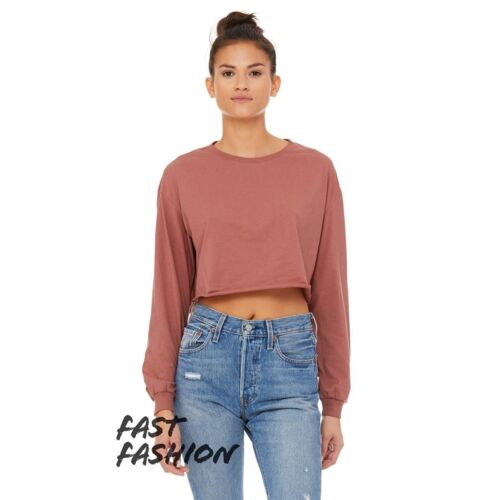 Women's FWD Fashion Crop Long Sleeve Tee Thumbnail