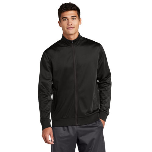 Tricot Sleeve Stripe Track Jacket Thumbnail