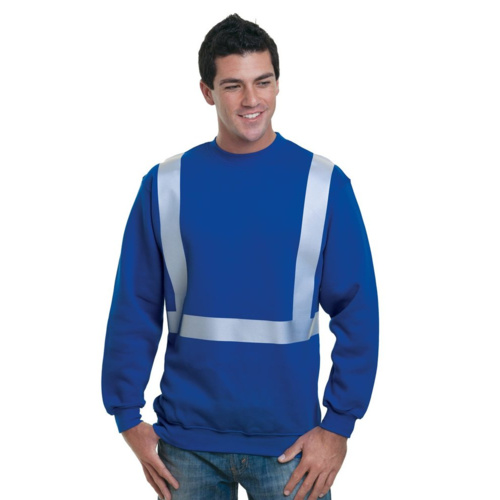 Men's USA-Made Hi-Visibility Crewneck Sweatshirt Thumbnail