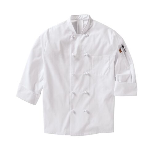 Mimix™ Ten Knot Button Chef Coat with OilBlok Thumbnail