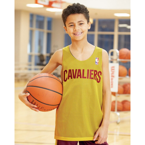 Youth NBA Logo'd Reversible Jersey Thumbnail