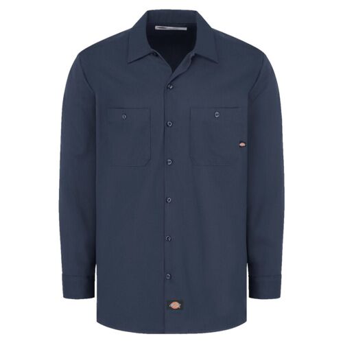 Men's Tall Industrial Cotton Long Sleeve Work Shirt Thumbnail