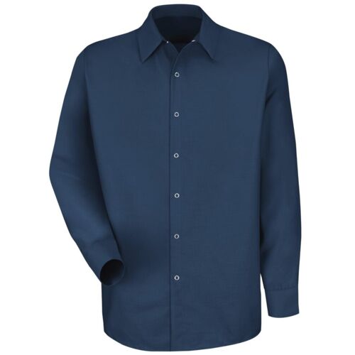 Men's Tall Specialized Pocketless Long Sleeve Work Shirt Thumbnail