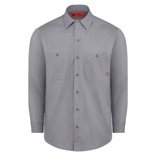 Men's Tall Industrial Long Sleeve Work Shirt Thumbnail